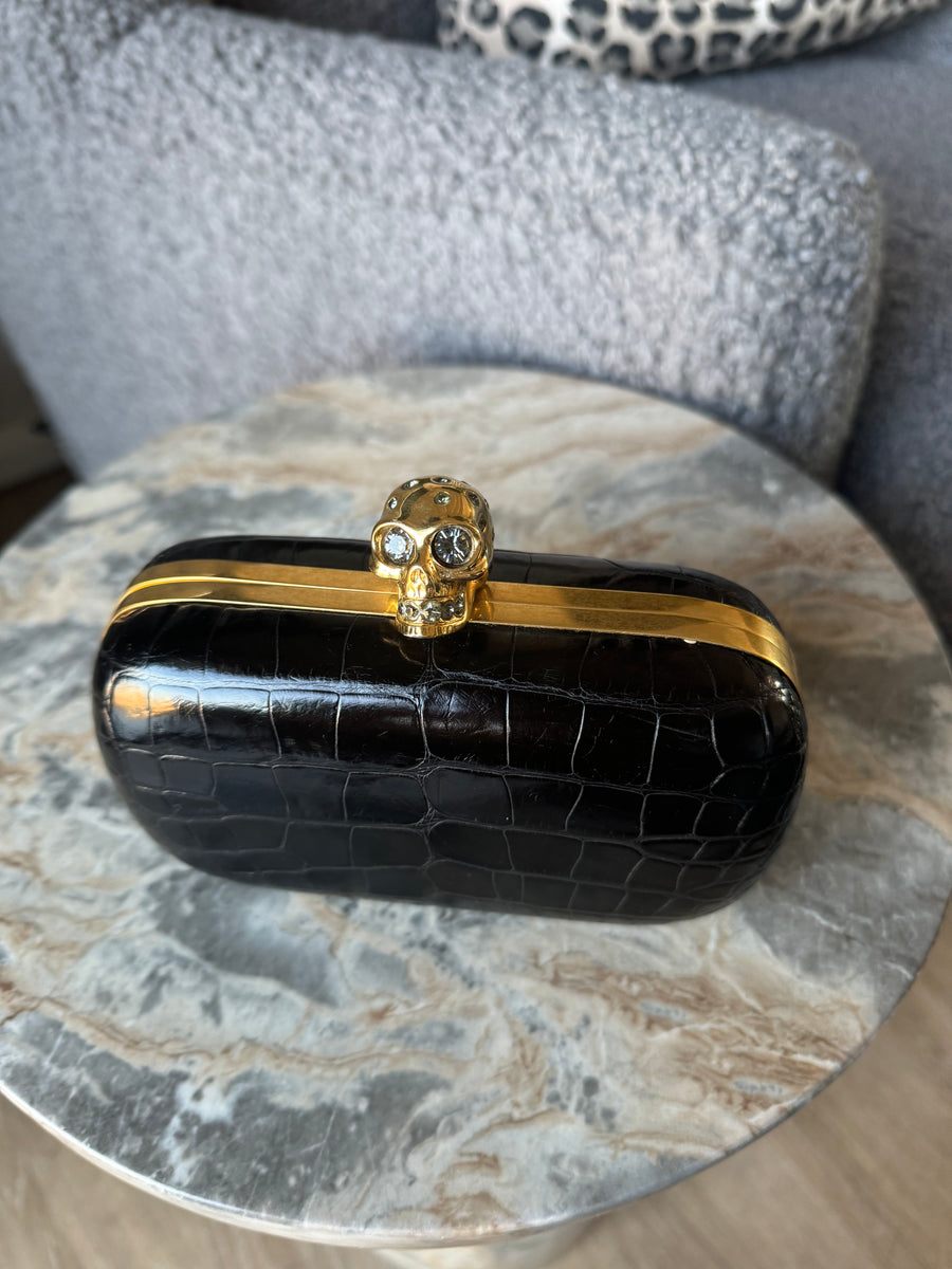 ALEXANDER MCQUEEN| LIMITED EDITION Classic Skull Clutch – Huntress