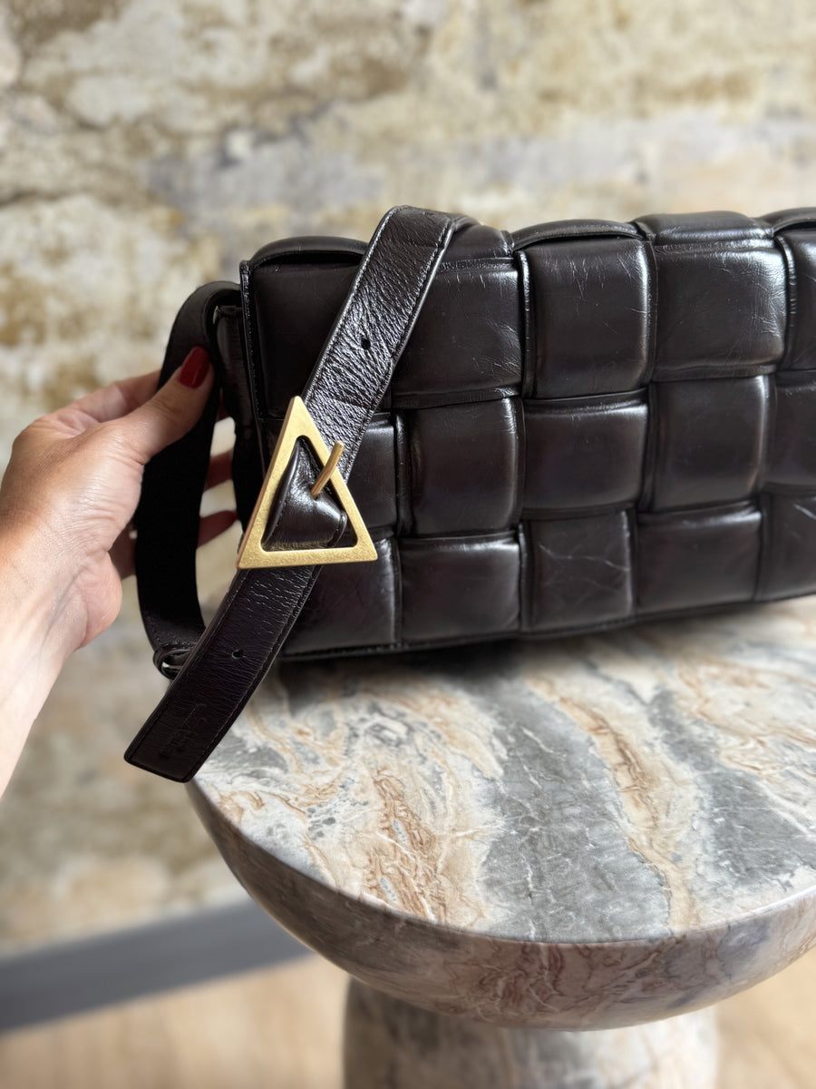 BOTTEGA VENETA | Padded Cassette Bag| Chocolate – Huntress - For