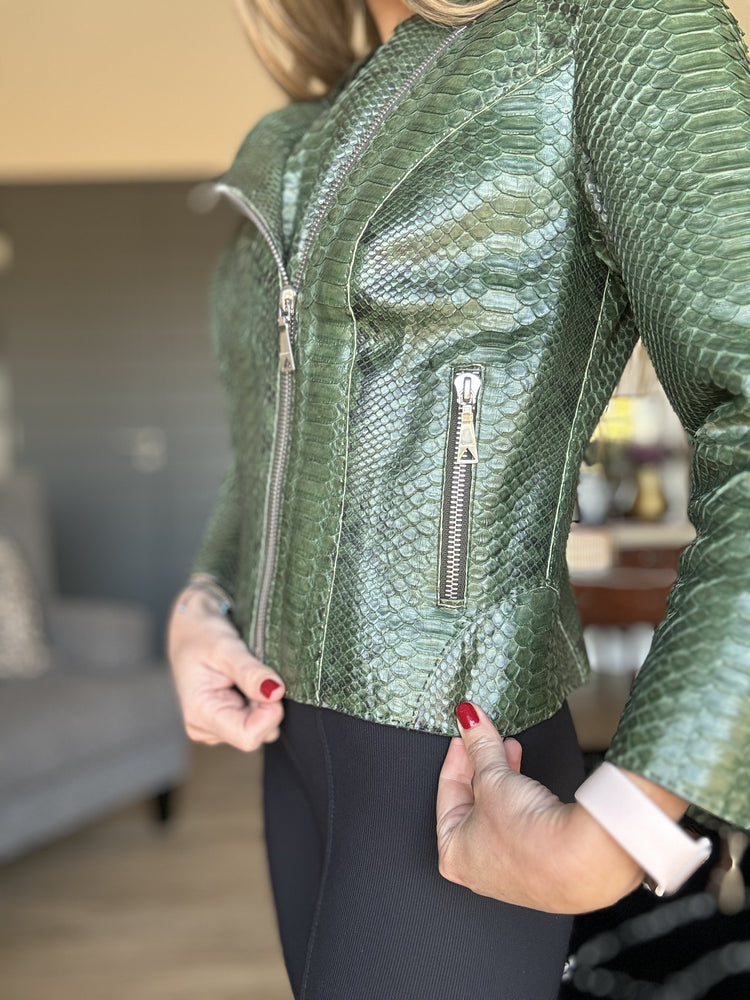 ADAMO| Python Jacket - Green