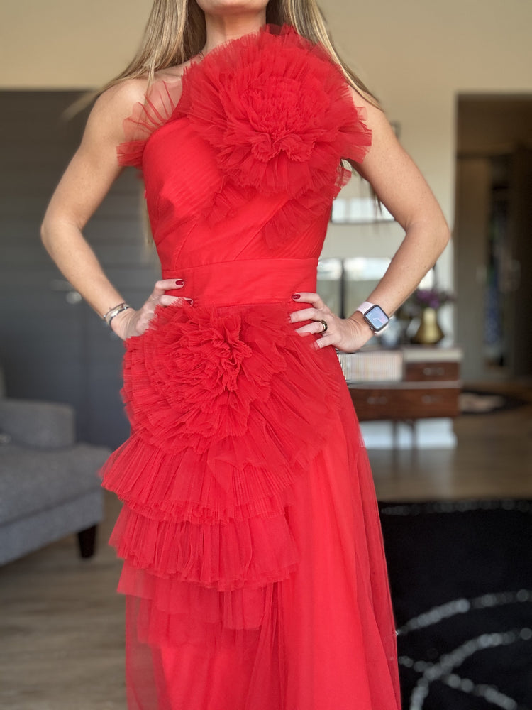 Democratic Republic| Lady in Red Dress