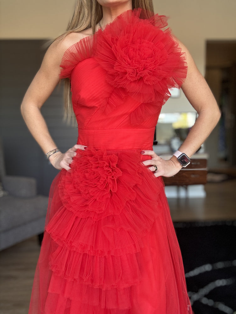 Democratic Republic| Lady in Red Dress