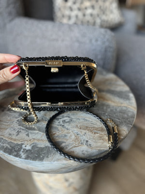 GUCCI | Black Broadway Clutch