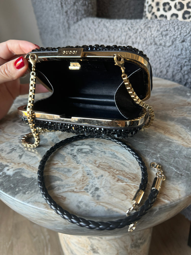 GUCCI | Black Broadway Clutch