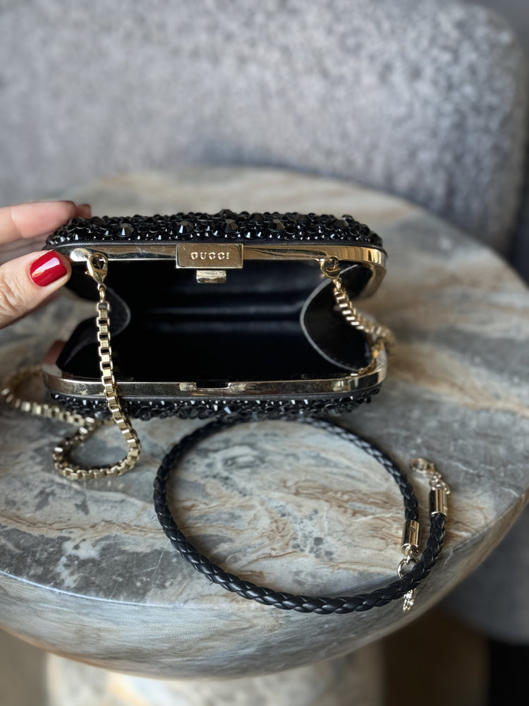 GUCCI | Black Broadway Clutch