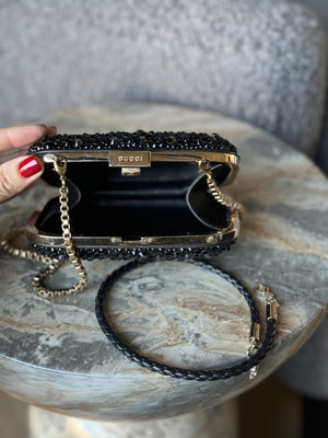 GUCCI | Black Broadway Clutch
