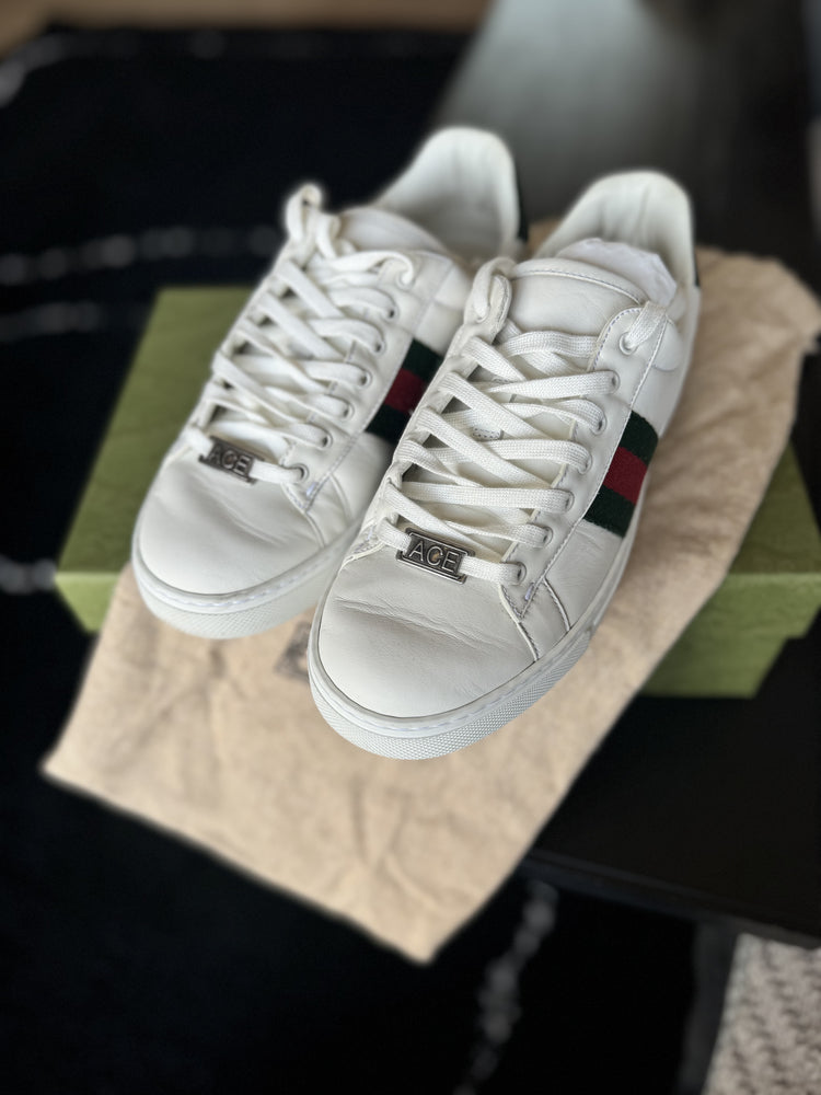 GUCCI Ace Leather Sneakers