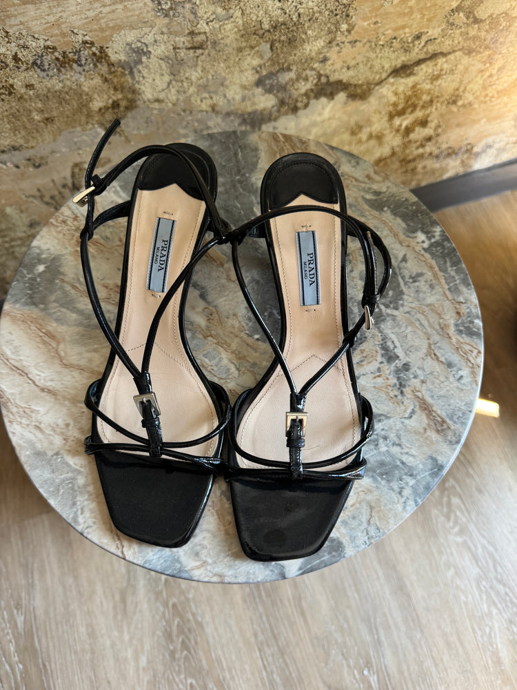 Ankle Strap Prada High Heels Ankle Strap Prada High Heel Sandals