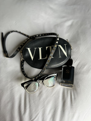 VALENTINO GARAVANI| Ovale Cross Body | Black