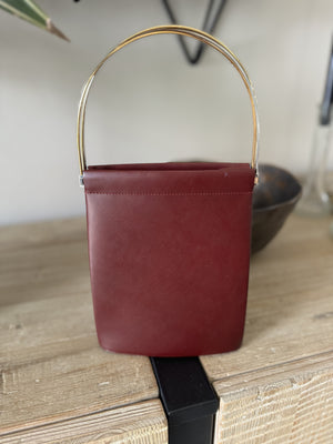 CARTIER | Trinity Leather Handbag Burgundy