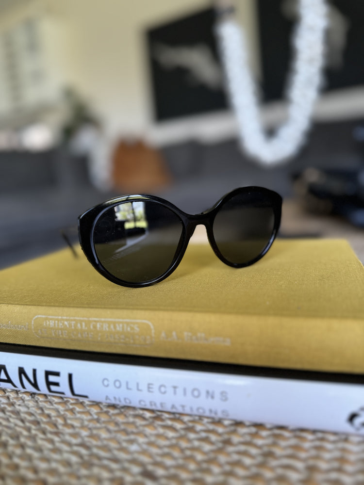 Prada | Large Sunglasses| Black with Gold