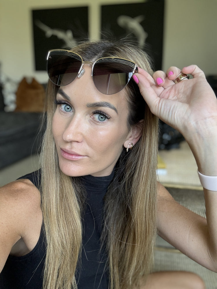 Bvlgari sunglasses gold frame on sale