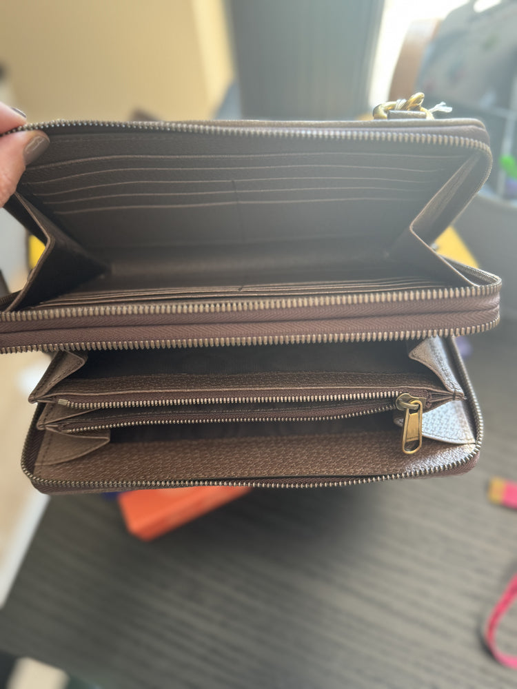 Gucci | GG Supreme Monogram Web Ophidia Double Zip Shoulder Bag