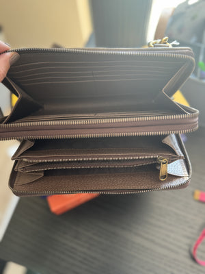 Gucci | GG Supreme Monogram Web Ophidia Double Zip Shoulder Bag