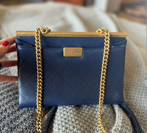 CHANEL | LUXE BAG NAVY & GOLD