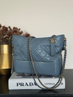 Coco Chanel | Blue Quilted Patent Leather