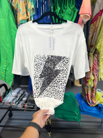 Lightening Leopard Graphic Tee