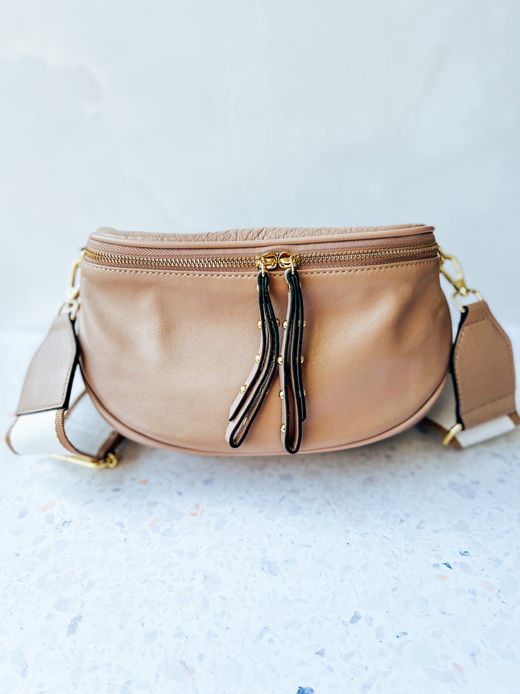 Luna Cross Body Bag |TAUPE|