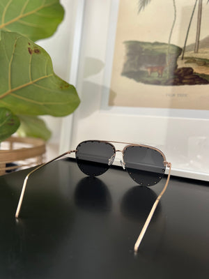 Gold Studded Aviators