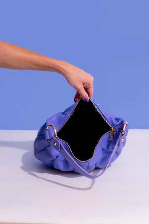 The Scrunch Leather Shoulder Bag