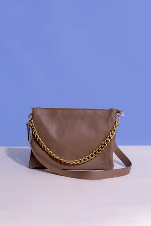 The Pochette Multi Compartment Leather Bag