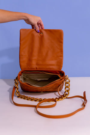 The Cross Stitch Leather Bag