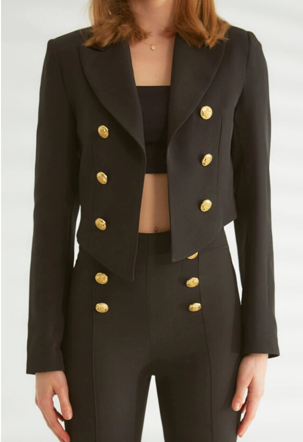 Cropped Blazer