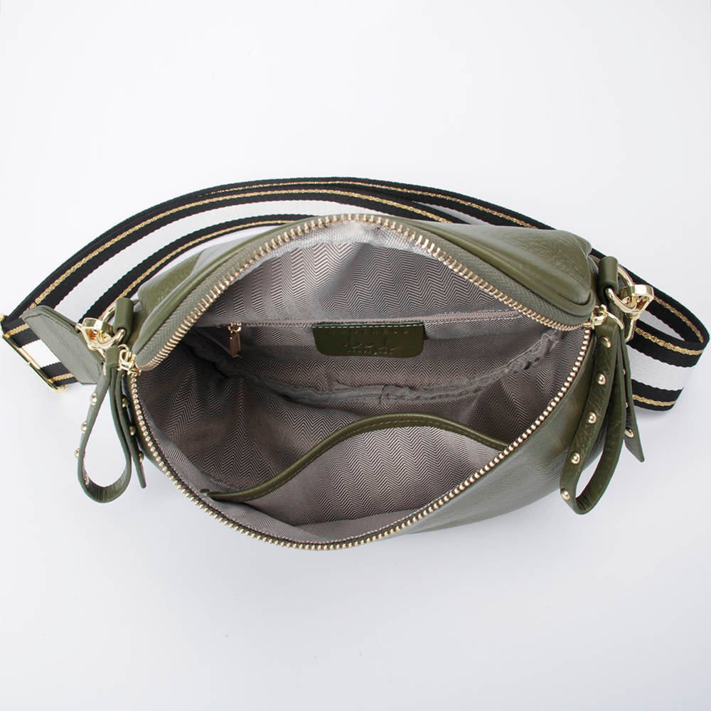 Luna Cross Body Bag |OLIVE|